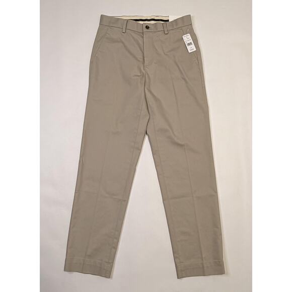 Brooks Brothers Pants Mens 30x30 Khaki Advantage Chino Wrinkle Resistant Stretch - Picture 1 of 15